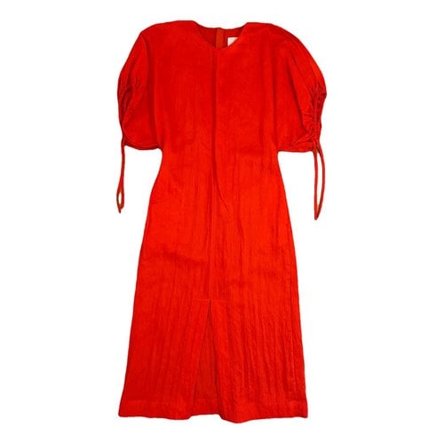 Pre-owned Jil Sander Dress In Red