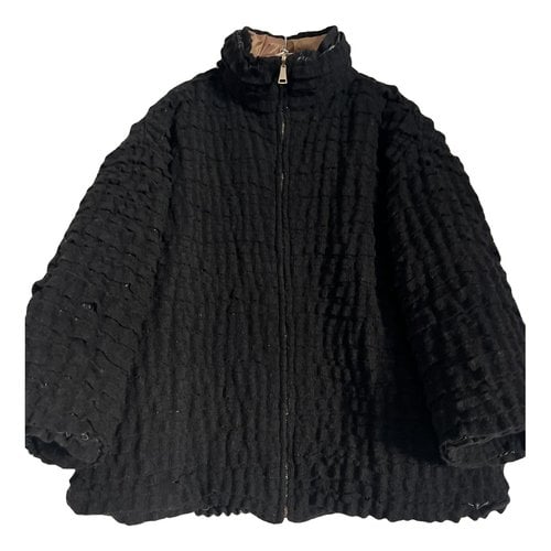 Pre-owned Les Copains Wool Jacket In Black