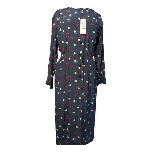 Pre-owned Les Copains Silk Dress In Blue