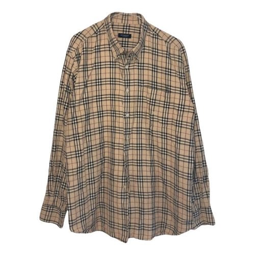 Pre-owned Burberry Shirt In Camel