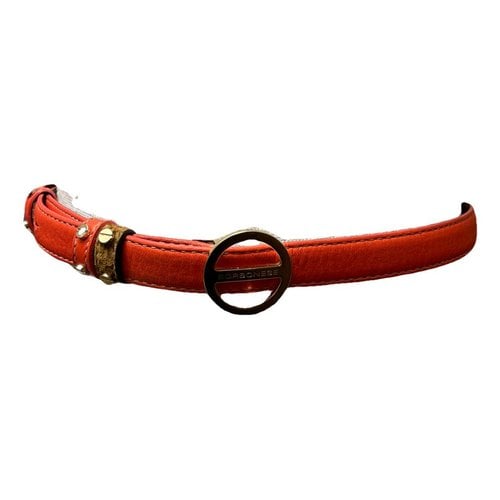 Pre-owned Borbonese Leather Belt In Other
