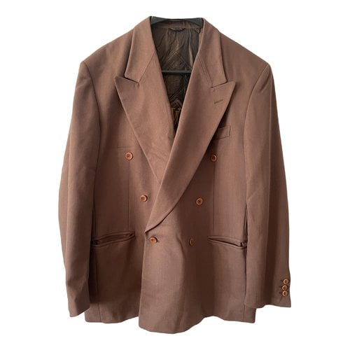 Pre-owned Pal Zileri Suit In Brown