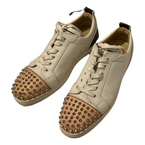 Pre-owned Christian Louboutin Low Trainers In White