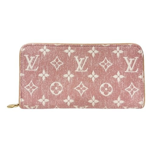 Pre-owned Louis Vuitton Zippy Wallet In Pink