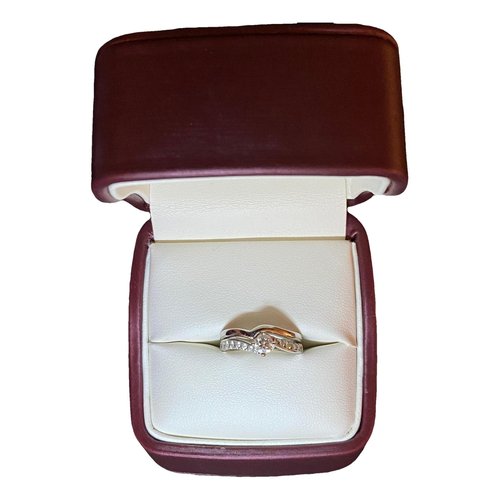 Pre-owned De Beers White Gold Ring