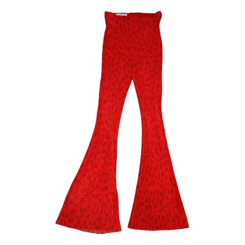 Pre-owned Philosophy Di Lorenzo Serafini Trousers In Red