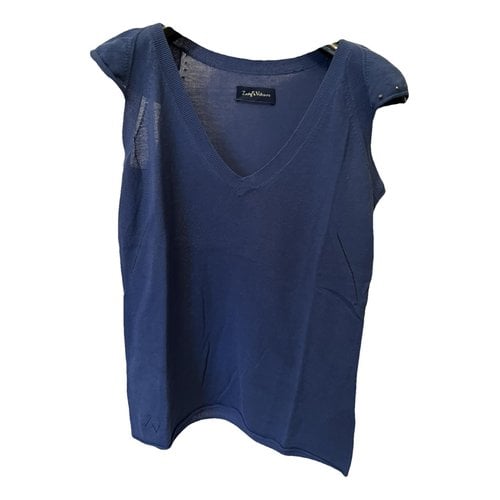 Pre-owned Zadig & Voltaire T-shirt In Blue