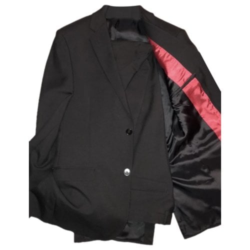Pre-owned Gucci Wool Suit In Black