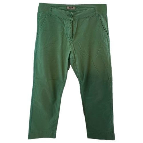 Pre-owned Moschino Cheap And Chic Straight Pants In Green