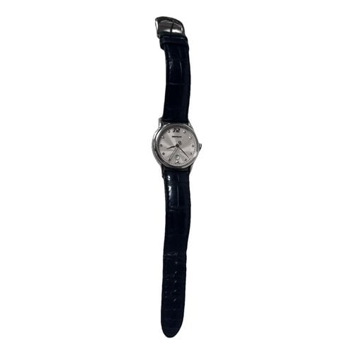 Pre-owned Montblanc Bohème White Gold Watch In Black