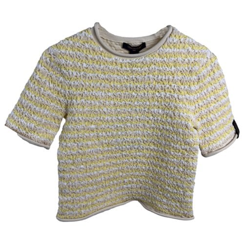 Pre-owned Louis Vuitton Top In Yellow