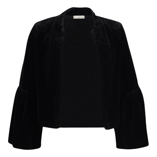 Pre-owned Ulla Johnson Velvet Jacket In Black