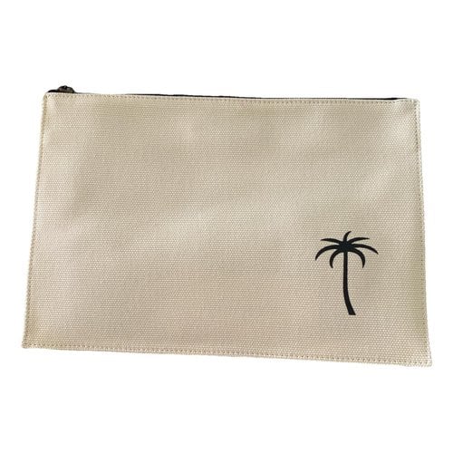 Pre-owned Tomas Maier Cloth Clutch Bag In White