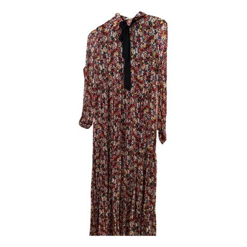 Pre-owned Claudie Pierlot Fall Winter 2020 Maxi Dress In Multicolour