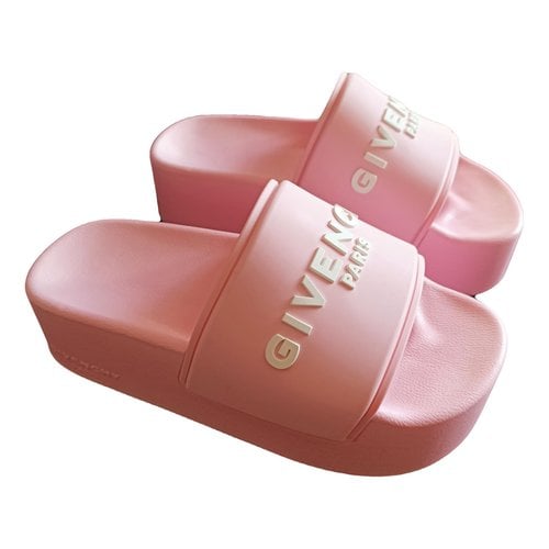 Pre-owned Givenchy Mules & Clogs In Pink