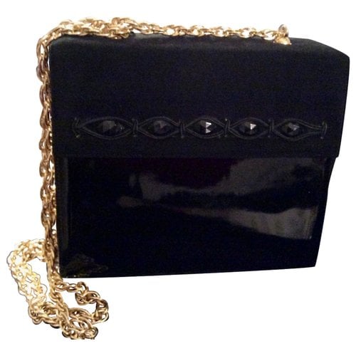 Pre-owned Linea Raffaelli Leather Handbag In Black
