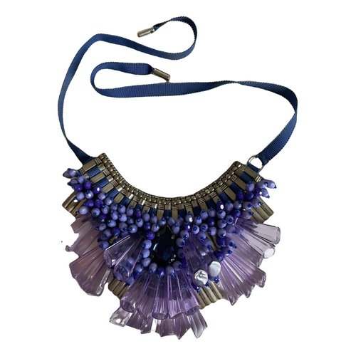 Pre-owned Matthew Williamson Necklace In Blue
