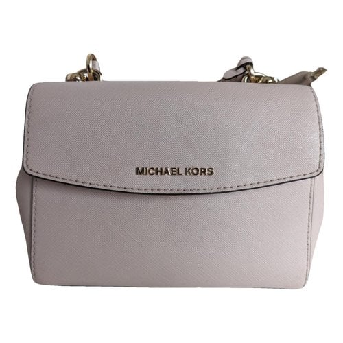 Pre-owned Michael Kors Ava Leather Crossbody Bag In Pink
