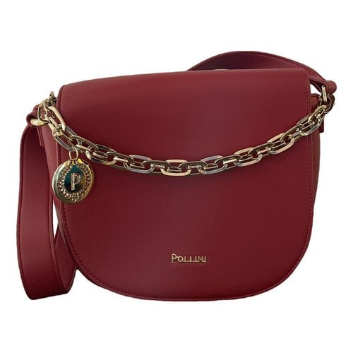 Pre-owned Pollini Leather Handbag In Red