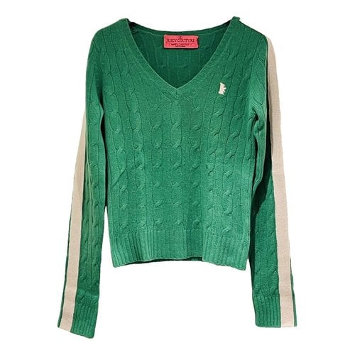 Pre-owned Juicy Couture Cashmere Jumper In Green