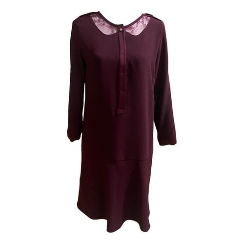 Pre-owned Marella Mid-length Dress In Burgundy