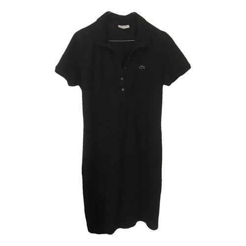 Pre-owned Lacoste Mid-length Dress In Black