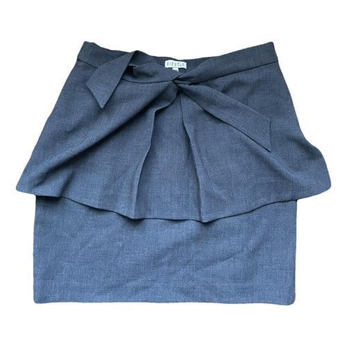 Pre-owned Claudie Pierlot Mid-length Skirt In Grey