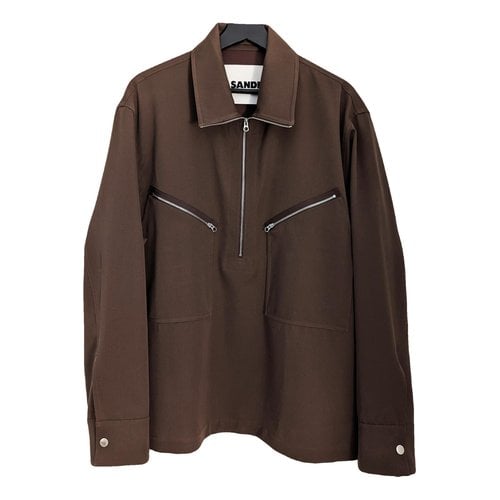 Pre-owned Jil Sander Wool Jacket In Brown