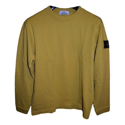 Pre-owned Stone Island Sweatshirt In Yellow