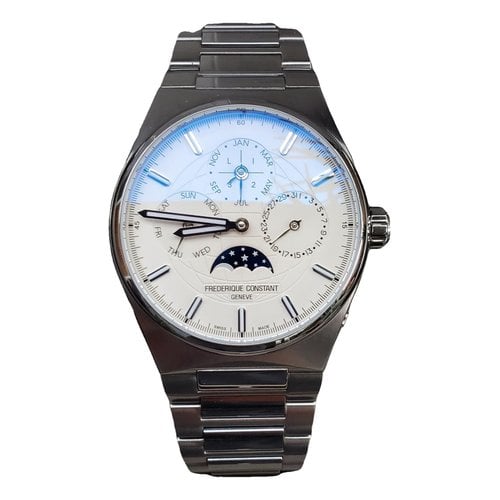 Pre-owned Frederique Constant Watch In White