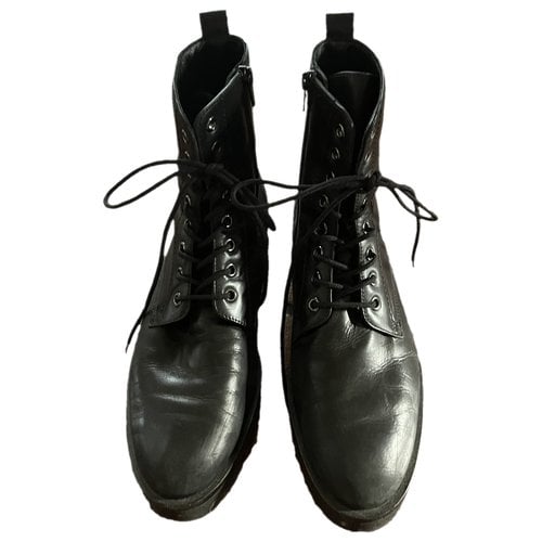 Pre-owned Hogl Leather Boots In Black