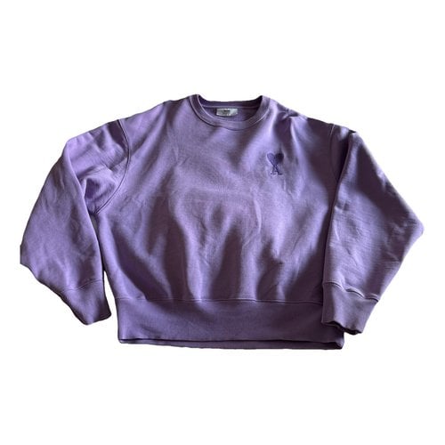 Pre-owned Ami Alexandre Mattiussi Sweatshirt In Purple