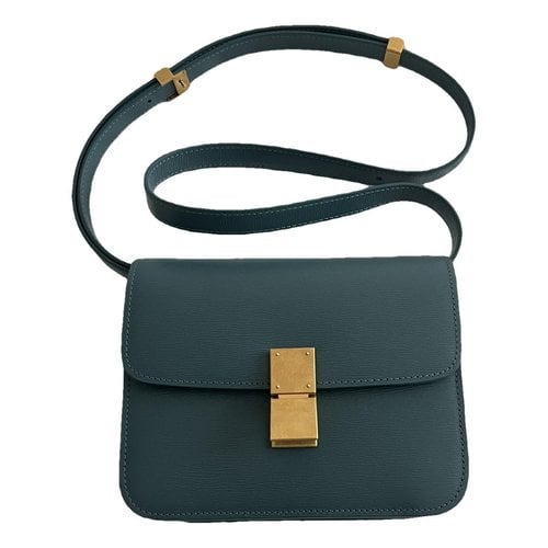 Pre-owned Celine Classic Leather Crossbody Bag In Green