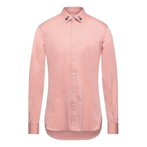 Pre-owned Alexander Mcqueen Shirt In Pink