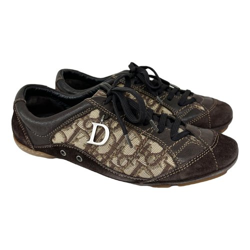 Pre-owned Dior Trainers In Brown