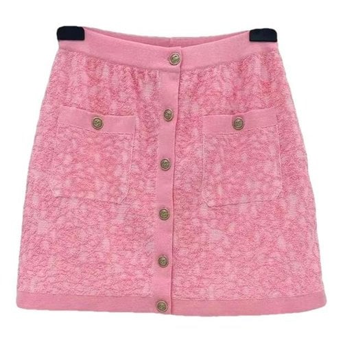 Pre-owned Chanel Skirt In Pink
