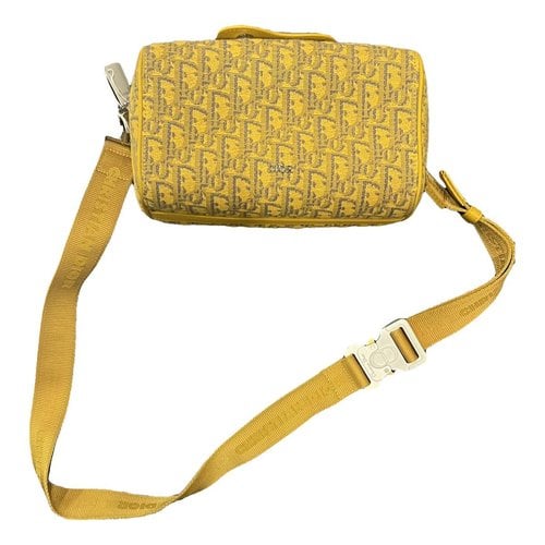 Pre-owned Dior Leather Bag In Yellow