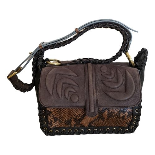 Pre-owned Jamin Puech Leather Crossbody Bag In Brown