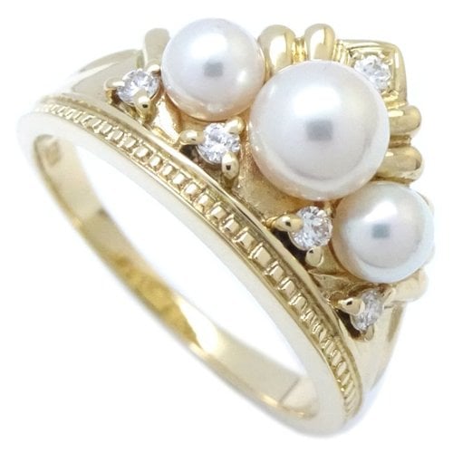 Pre-owned Mikimoto Yellow Gold Ring In Other