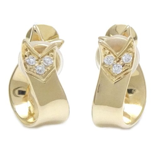 Pre-owned Mikimoto Yellow Gold Earrings In Other