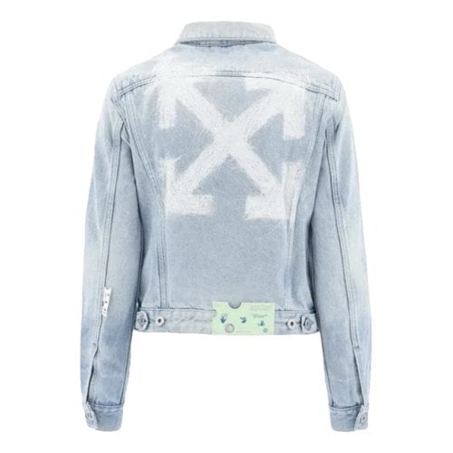 Pre-owned Off-white Jacket In Blue