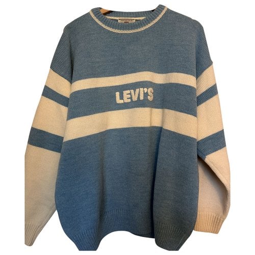 Pre-owned Levi's Wool Jumper In Blue