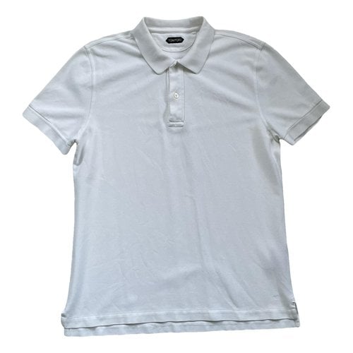 Pre-owned Tom Ford Polo Shirt In White