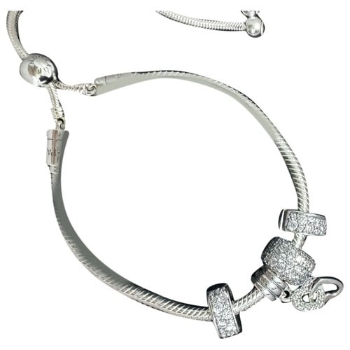 Pre-owned Pandora Bracelet In Grey