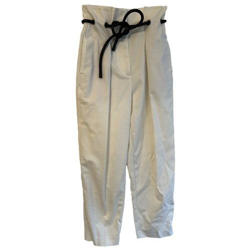 Pre-owned 3.1 Phillip Lim / フィリップ リム Trousers In White