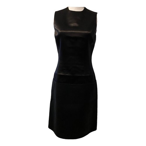 Pre-owned Calvin Klein Collection Cashmere Mid-length Dress In Black