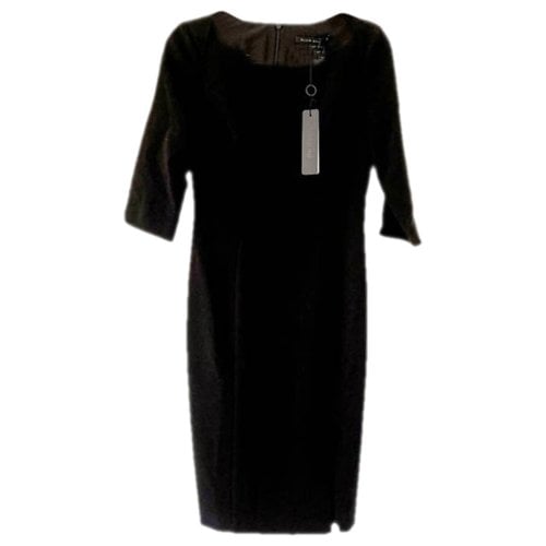 Pre-owned Black Halo Mid-length Dress In Black