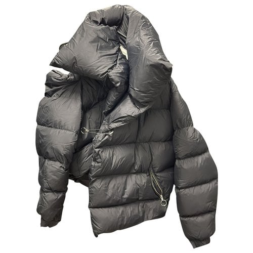 Pre-owned Marques' Almeida Linen Puffer In Black