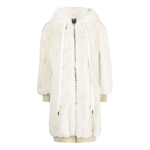 Pre-owned R13 Faux Fur Parka In White