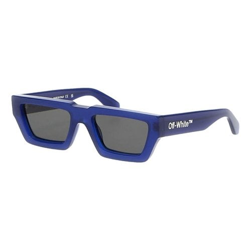 Pre-owned Off-white Aviator Sunglasses In Blue